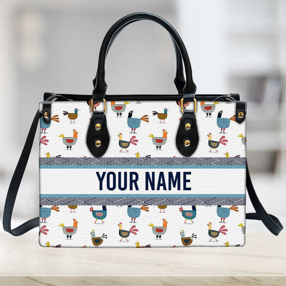 Personalized Colorful Chicken Purse Bag Handbag For Women - Bestiewisdom